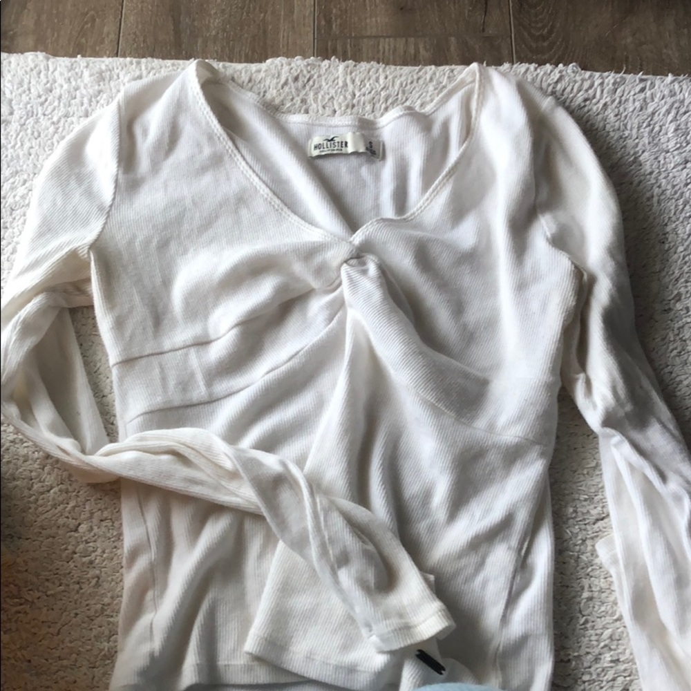 Long sleeve crop top
